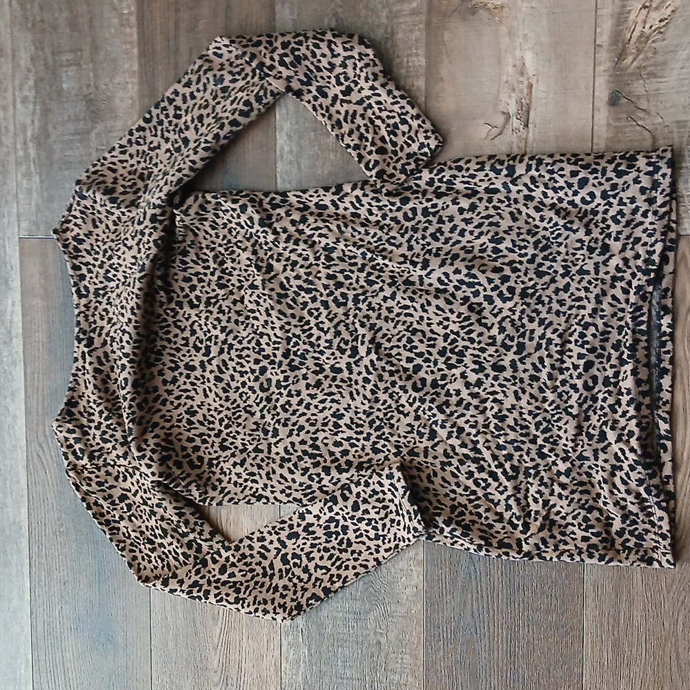 💙Leopard tunic
